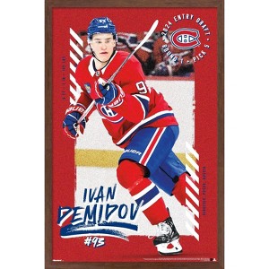 Trends International NHL Montreal Canadiens - Ivan Demidov 25 Framed Wall Poster Prints - 1 of 4