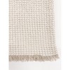 White Cotton Waffle Weave Bed Blanket - Anaya - image 3 of 4