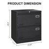 NicBex 1 Drawer File Cabinet with 1 Cabinet,Office Cabinet with White Metal Handle Design,Modern Storage Cabinet,Filing Cabinets for Home Office - 3 of 4