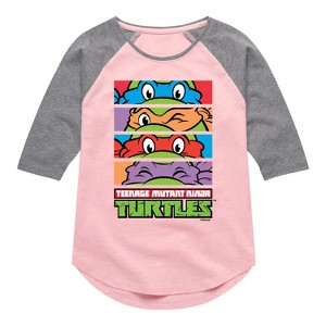 Girls' - Teenage Mutant Ninja Turtles - Stacked Faces - 1 of 3