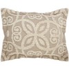 Queen Eden Comforter 100% Cotton Tufted Chenille Comforter Set Linen/Ivory - Better Trends - 4 of 4