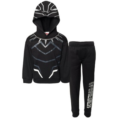 Marvel Spider-Man Avengers Fleece Cosplay Pullover Hoodie and Jogger Pants Outfit Set Toddler