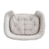 FURNIinspire Pet Beds Elevated Dog Bed, Corduroy Pet Couch Bed, Indoor Pet Bed Cat Bed Small Dog Bed With Wood Legs, Beige, 30.25"*21.75"*14" - 4 of 4