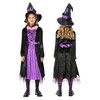 Garvee Witch Costume for Girls -Halloween Fairytale Witch Deluxe Set with choker- Halloween Witch Dress - 3 of 4