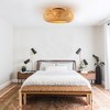 TOBILI 19" Rattan Ceiling Fan, Dimmable,7 Blades - 2 of 4