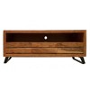 Timbergirl Live Edge Cabinet TV Stand for TVs up to 65" Light Brown : Modern Media Console, Hardwood Frame - image 3 of 3