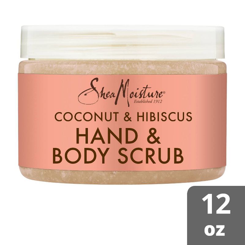 SheaMoisture Coconut &#38; Hibiscus Illuminating Hand and Body Scrub - 12oz, 1 of 15