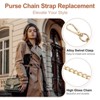 Unique Bargains Alloy Durable Removable Buckles Replacement Purse Chain Strap 2 Pcs - 3 of 4