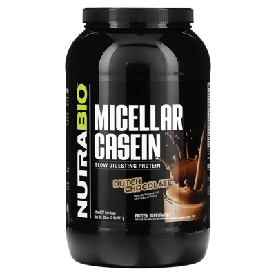 NutraBio Micellar Casein, Dutch Chocolate, 2 lb (907 g)