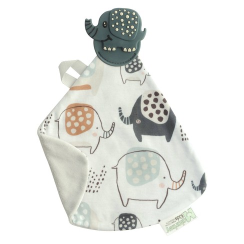 Malarkey Kids Munch-it Teether Blanket - Earnest Elephant : Target