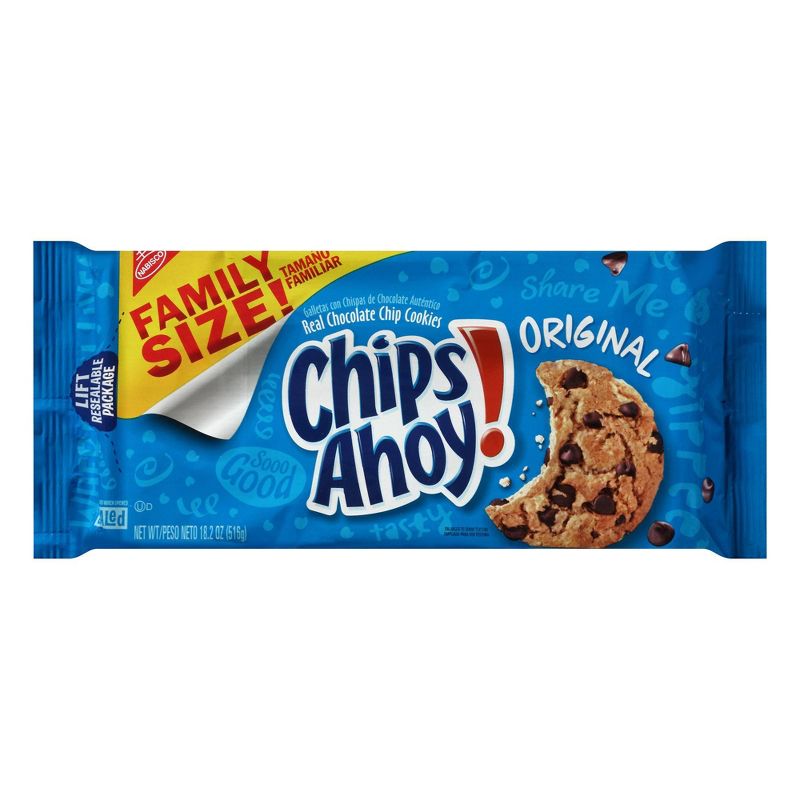 Nabisco Chips Ahoy! Original Chocolate Chip Cookies Family Size - 54.6oz/3pk, 5 of 6