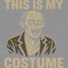 Rerun Island Women This Is My Costume Zombie Short Sleeve Graphic Cotton Cropped Loose T-shirt - 2 of 4