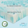 3-Inch Gel-Infused Memory Foam Mattress Topper with Added Ventilated Removable Washable Bamboo Cooling Cover and Corner Straps - Twin - 3 of 4