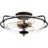 Quoizel Lighting Griffin 3 - Light Flush Mount in  Palladian Bronze - 3 of 4