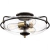 Quoizel Lighting Griffin 3 - Light Flush Mount in  Palladian Bronze - image 3 of 4