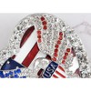 Anna-Kaci Crystal Rhinestone 4th of July American USA Flag Patriotic Pin Brooch - 4 of 4