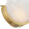 360 Lighting Barranco 9 1/2" Warm Gold and Alabaster LED Wall Sconce - 3 of 4