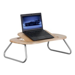 Adjustable Tilt Lap Desk With Cushion Black Mind Reader Target