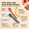 3-Pack Prep Baby Spoons, Silicone Baby Utensils for Self Feeding 6-24 Months, All Stages Baby Feeding Set, BLW Toddler Spoons - 2 of 4