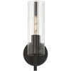 Possini Euro Design Possini Euro Taurus 13 1/2" High Matte Black Wall Sconce Set of 2 - 4 of 4