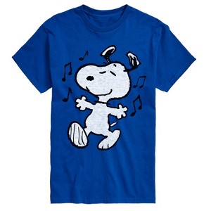 Men's - Peanuts - Snoopy Dancing Short Sleeve Graphic T-Shirt - 1 of 4