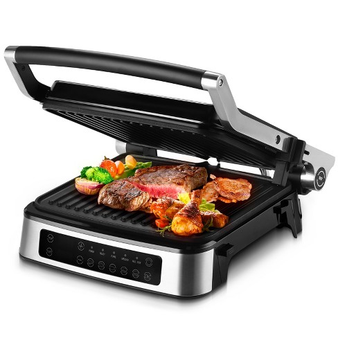 Sugift 3 in 1 Grill Griddle Combo Electric Nonstick Surface With Adjustable Temperature Target