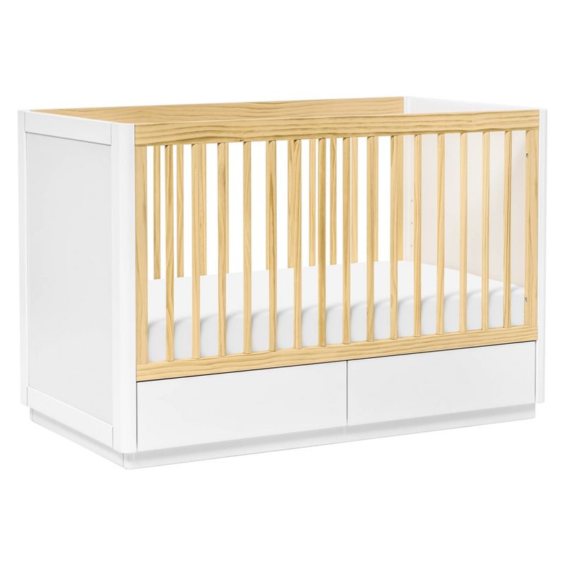 Babyletto Bento 3-in-1 Convertible Storage Crib with Toddler Bed Conversion Kit and Drawers, 1 of 8