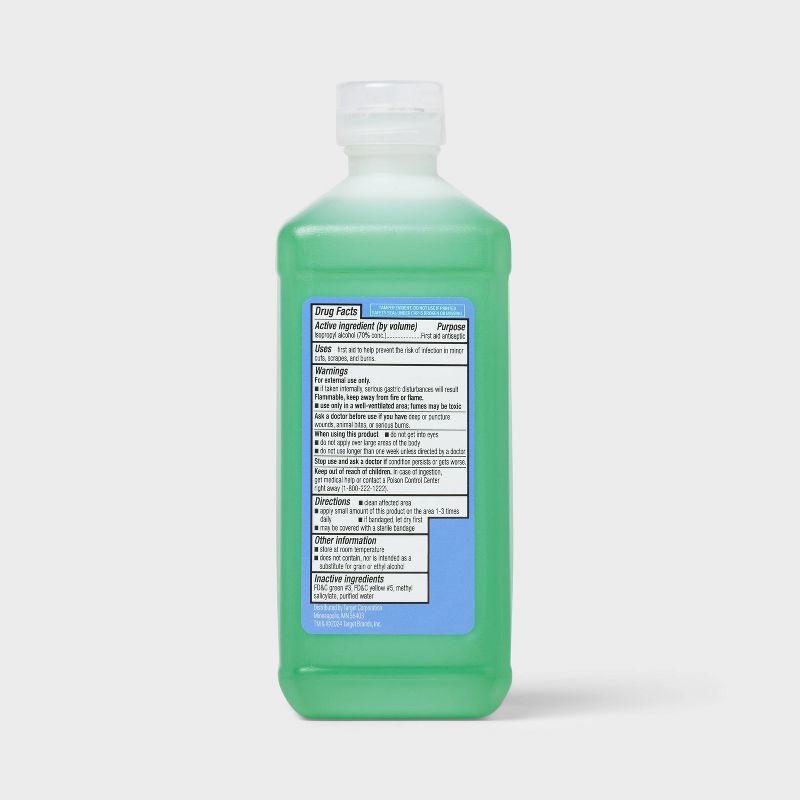 Isopropyl 70% Alcohol Antiseptic - Wintergreen scent - 16oz - up &#38; up&#8482;, 3 of 4