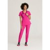 Barco One-Women's Racer 4-Pocket V-Neck Scrub Top - 2 of 4
