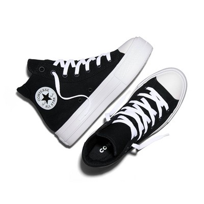 Женские кроссовки Converse Women's Platform High Top Sneakers - White 7 — фото 4