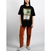Magic The Gathering Black Lotus Card Adult Black Crew Neck Short Sleeve T-shirt - 3 of 4