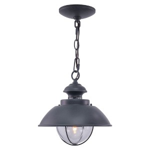 Vaxcel Harwich 1 - Light Pendant in  Textured Gray - 1 of 4