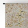 Urban Wild Studio black coffee morning tan Single Panel Sheer Window Curtain - Deny Designs - 4 of 4