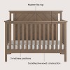 Child Craft Westgate 4-in-1 Convertible Crib, Double Dresser, and Chest 3-Piece Nursery Set, Arrives Fully Assembled - 4 of 4