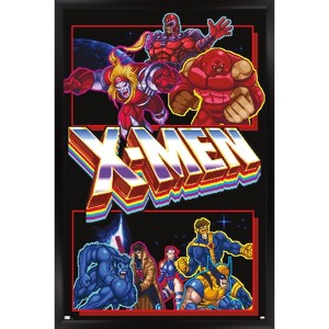 Trends International Marvel X-Men Game - Battle Framed Wall Poster Prints - 1 of 4