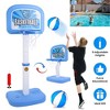 imounTEK**2-in-1 Poolside Basketball Game Set with 2 Balls – Indoor/Outdoor Water Basketball Toy for Kids**blue - 2 of 4