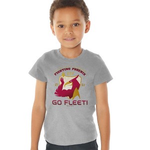 Toddler Boys' Star Trek Fighting Phoenix T-Shirt Athletic Heather - 1 of 4