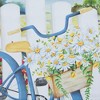 Northlight White Picket Fence Floral Outdoor Garden Flag 12.5" x 18" - 4 of 4