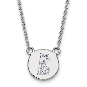 Black Bow Jewelry Sterling Silver Alpha Xi Delta Greek Life Necklace 18 Inch - 1 of 4