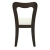 Lyngins Set of 2 Contemporary Upholstered Dining Chairs – Rubberwood Frame (300lb Capacity), Open-Back Design, Modern Minimalist Living Room Chair - 3 of 4