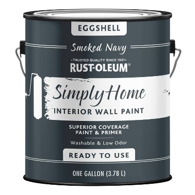 Rust-Oleum 2pk Simply Home Eggshell Smoked Navy