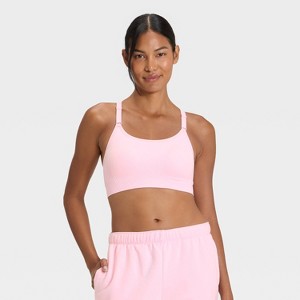 Women's Seamless Medium Support Cami Sports Bra - All In Motion™ - 1 of 4