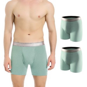 CARER 2pk Incontinence Underwear for Men Washable Reusable Leak-Proof Mens Incontinence Boxer - Medium Absorbency - 1 of 4