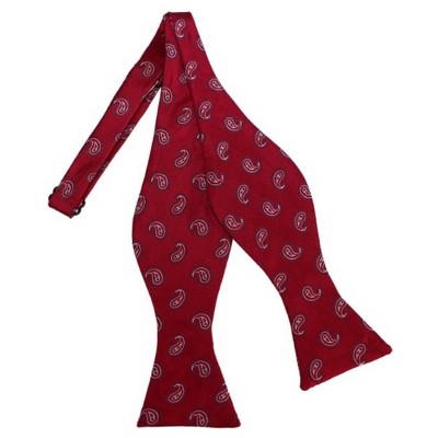 Men's Paisley 2.75" x 4.75" Adjustable 16" - 22" Self-Tie Bow Tie
