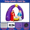 FUN LITTLE TOYS 8FT 2025 Nativity Scene Christmas Inflatable with LED Lights for Outdoor Yard Decoration - 3 of 4