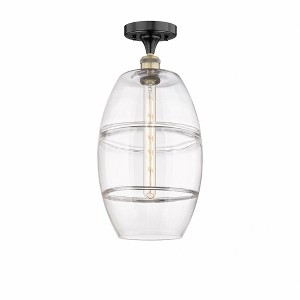 Vaz - 1 Light Semi-Flush Mount In Industrial Style-18.63 Inches Tall and 10 Inches Wide - 1 of 1