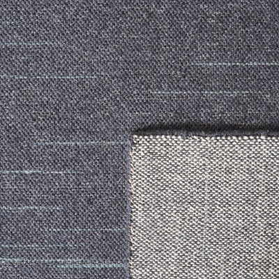 Handmade Dark Grey Wool 8' x 10' Flat Woven Area Rug