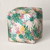 Floral Outdoor Pouf Marin - Opalhouse™ designed with Jungalow™ - image 4 of 4