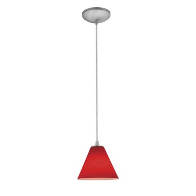 Access Lighting Martini 1 - Light Pendant in  Brushed Steel