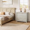 Lantine Wood Nightstand with 3 Drawers, Farmhouse Bedside Table with Storage for Bedroom and Small Spaces, Easy Assembly - 2 of 4